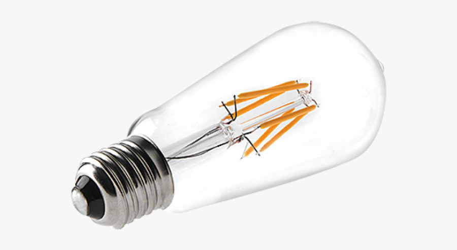 Led Light Bulb Clip Art, Transparent Clipart