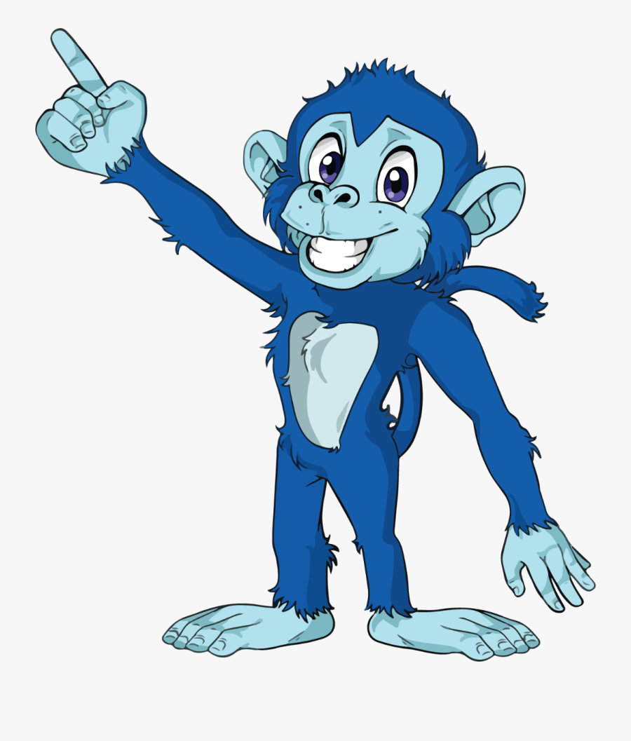 The Led Monkey - Cartoon, Transparent Clipart