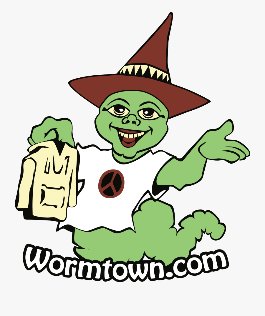 Wormtown Trading Company - Wormtown Worm, Transparent Clipart
