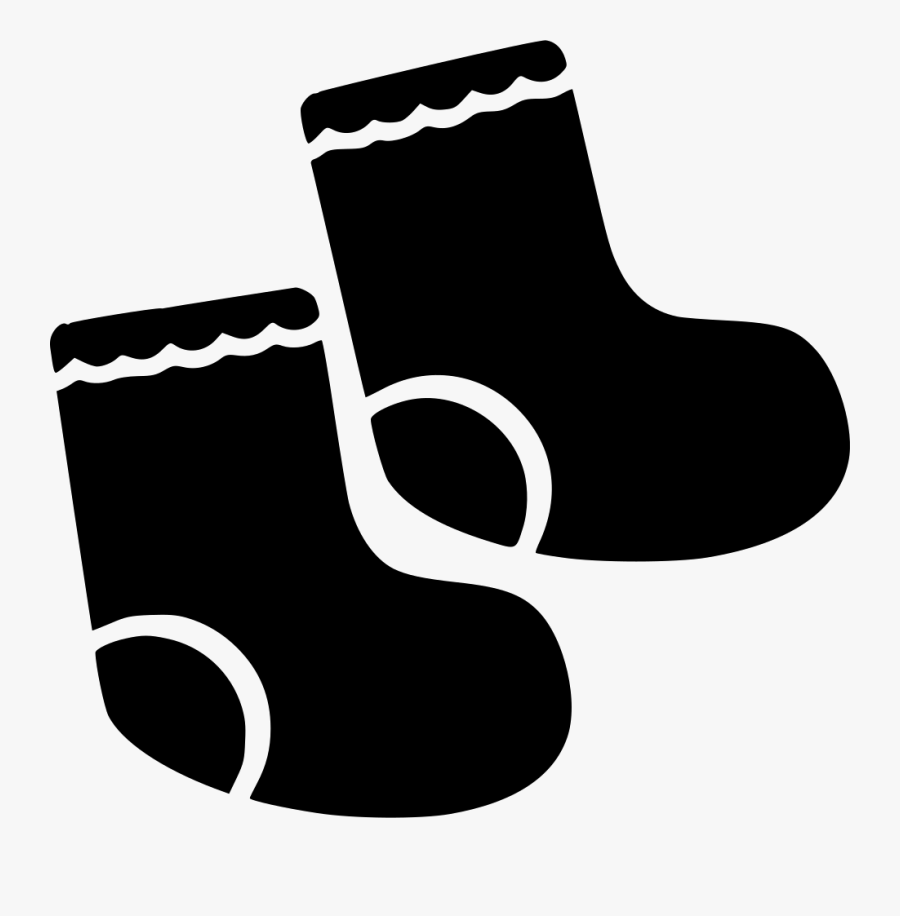 Baby Socks - Baby Socks Icon, Transparent Clipart