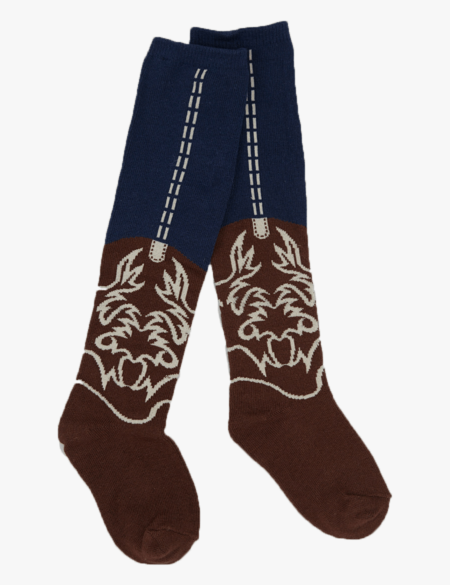 Boot Leg Socks- Brown - Sock, Transparent Clipart