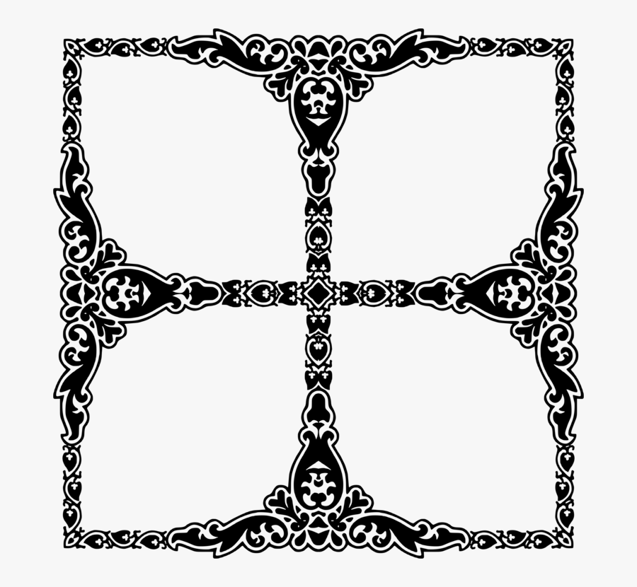 Visual Arts,symmetry,area - Frame 4 Photo Png, Transparent Clipart