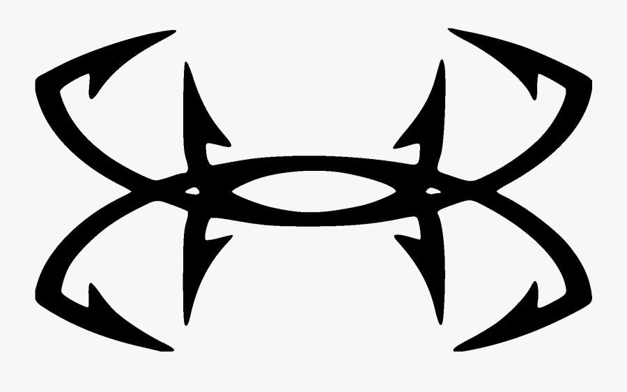 Transparent Fish Hook Heart Clipart - Under Armour Decal, Transparent Clipart