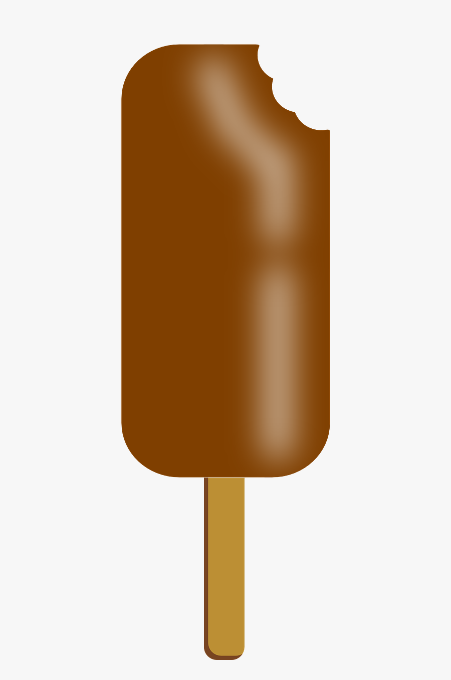 Popsicle Brown Stick Chocolate Png Image, Transparent Clipart