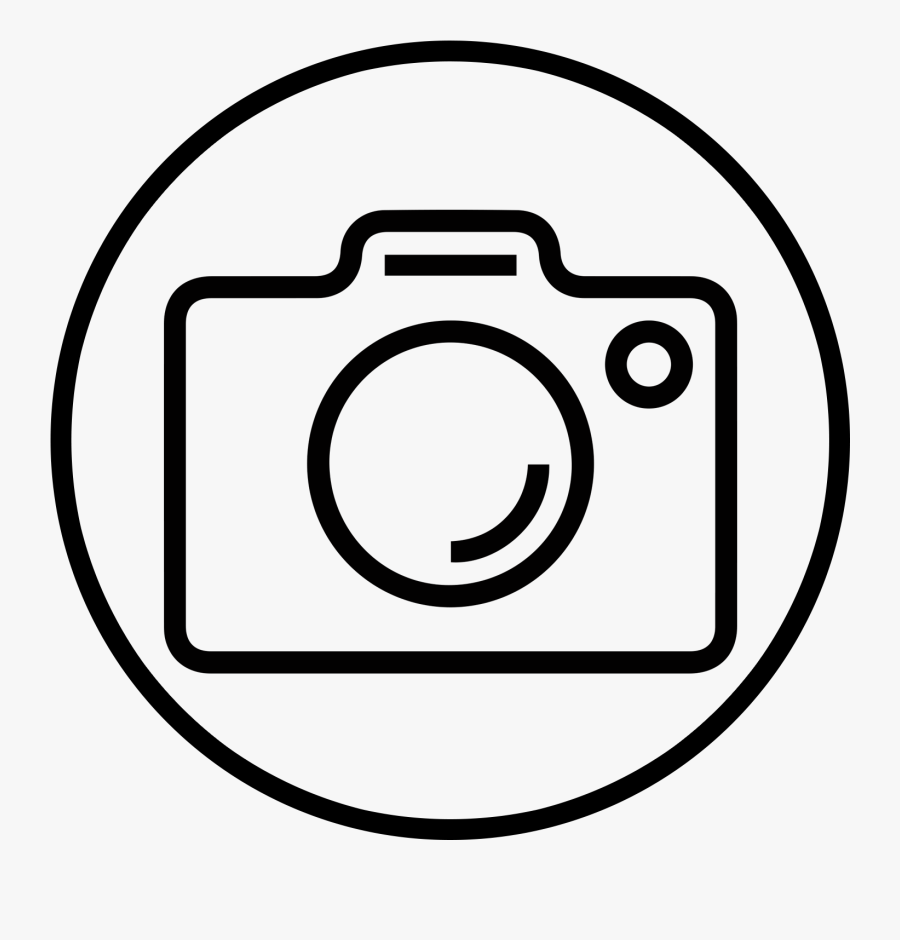 Camera Icon Png Line, Transparent Clipart