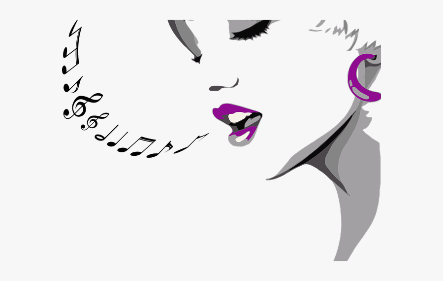 Illustration Singing, Transparent Clipart