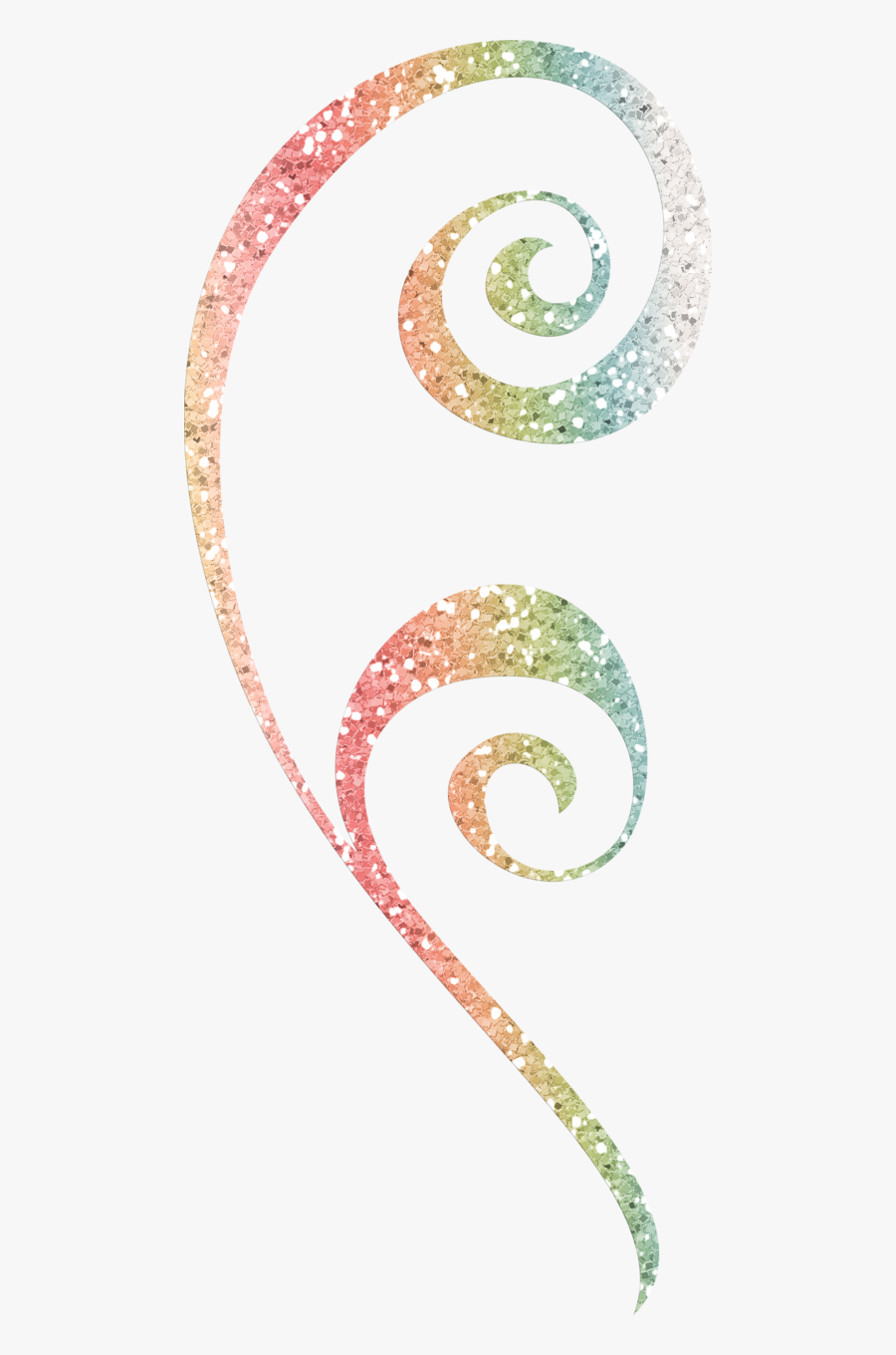 Jds Ohhoppyday Swirl Png Pinterest Scrapbook Embellishments - Sparkly Glitter Clip Art, Transparent Clipart