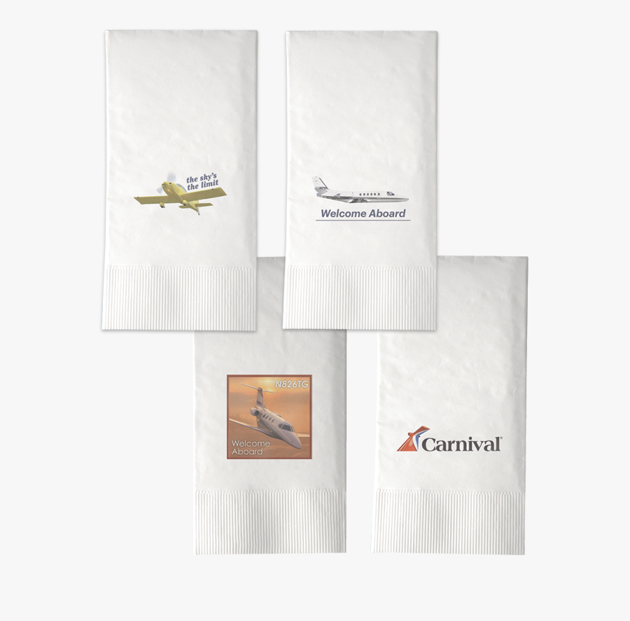 Napkin N17 White Digital, Transparent Clipart