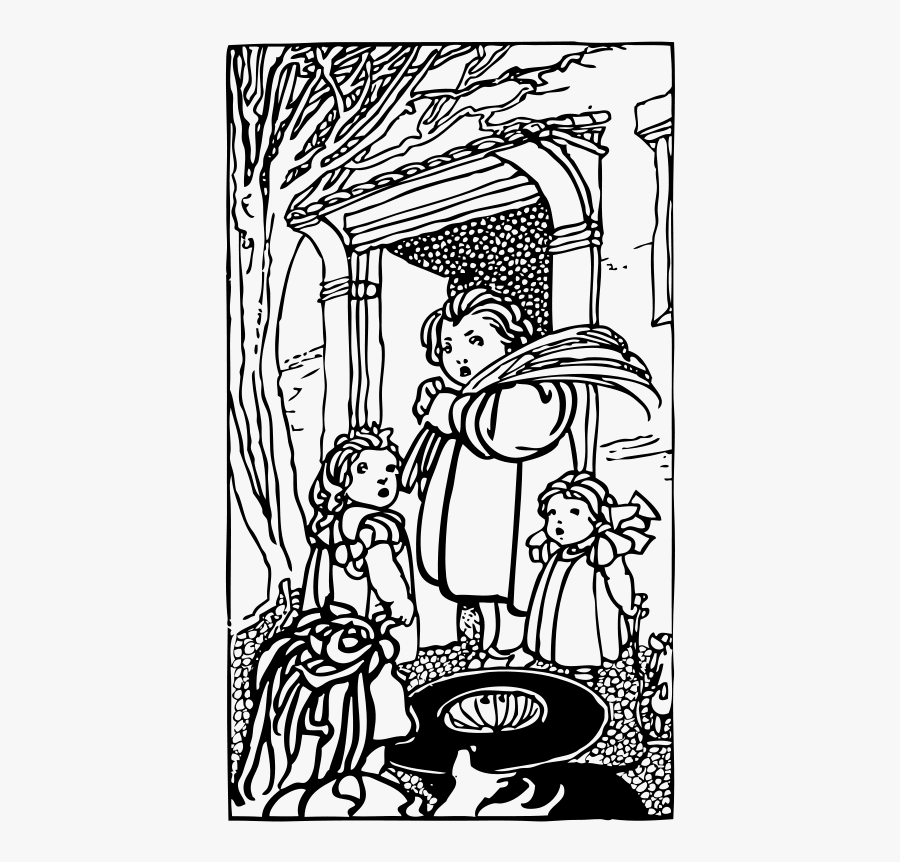 Looking For Charity - Xilogravura Mae E Filha, Transparent Clipart