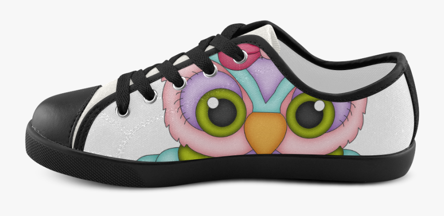 Little Girl Owl Sitting On A Branch With Wings Spread - Nike Free, Transparent Clipart
