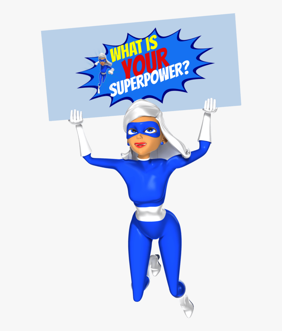 What Is Your Superpower - Cartoon, Transparent Clipart