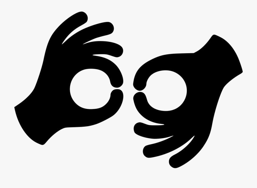 Sign Language Icon Png, Transparent Clipart