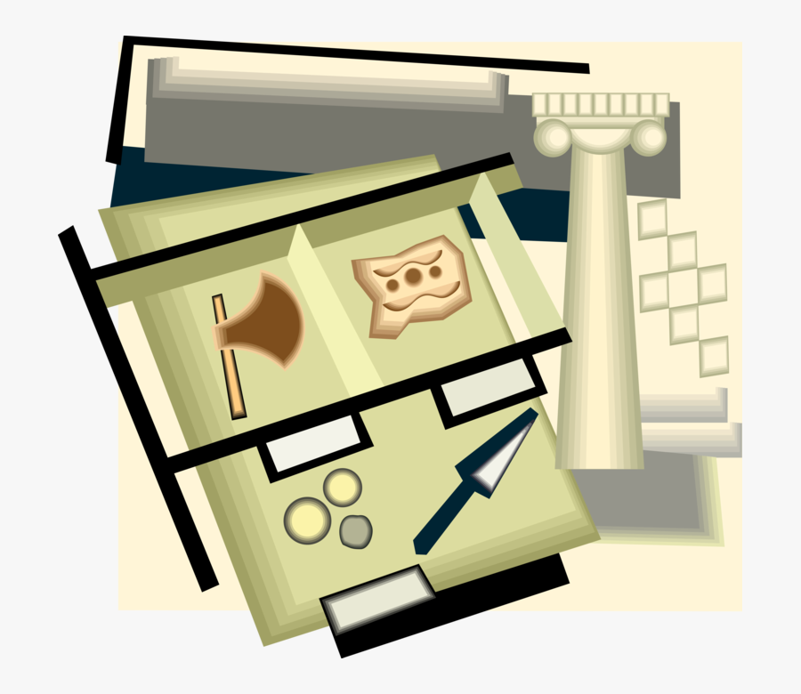 Vector Illustration Of Archaeology Archeology Studies, Transparent Clipart
