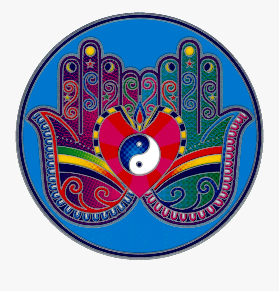 Healing Hands Mandala - Circle, Transparent Clipart