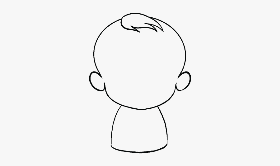 Clip Art Baby Boy Drawing - Cách Vẽ Mũi Em Bé, Transparent Clipart
