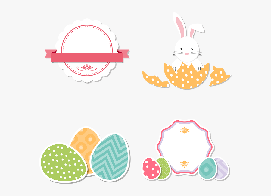 Footprint Clipart Easter Bunny - Templates Pascoa Png, Transparent Clipart