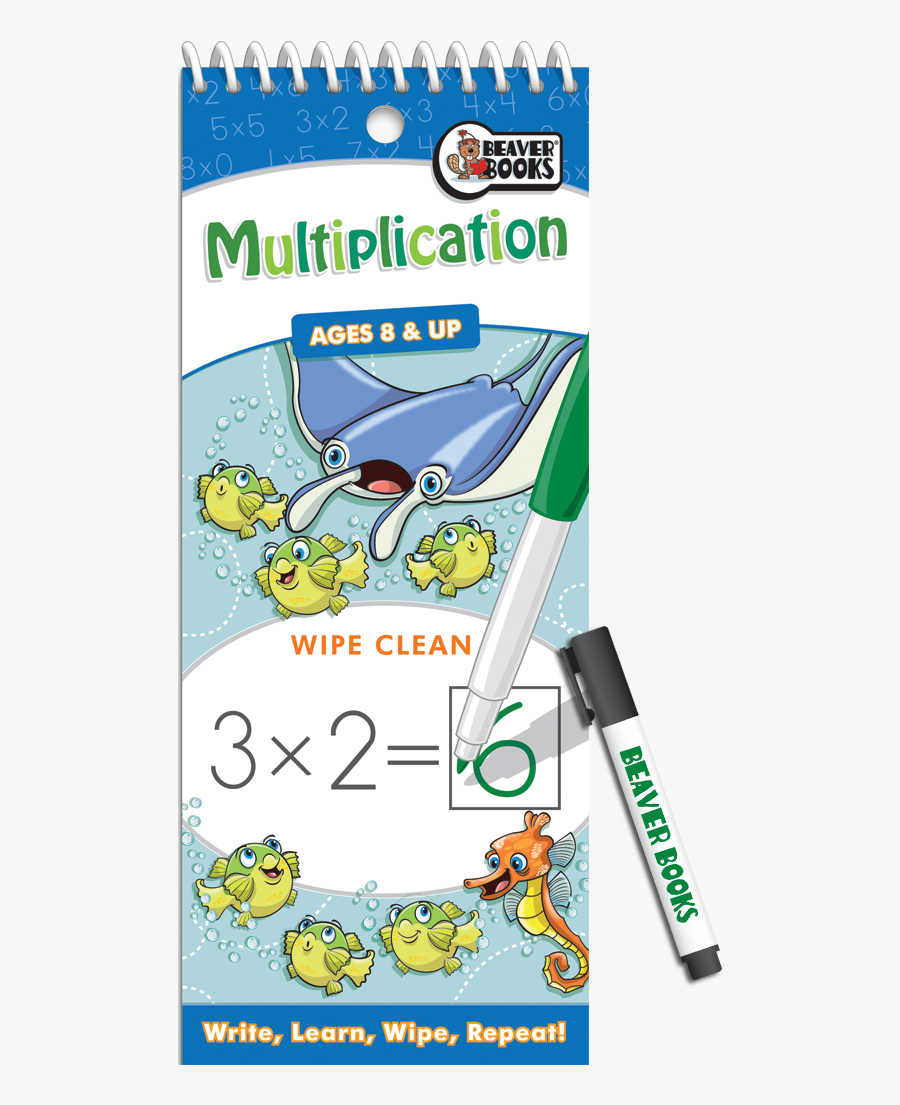 Wipe-clean - Multiplication - Cartoon - Cartoon, Transparent Clipart