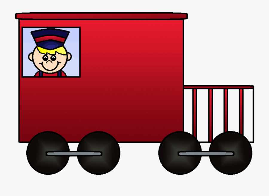 Clip Art Train Caboose, Transparent Clipart