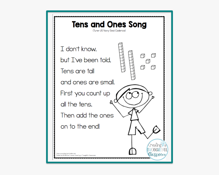 Teaching Tens And Ones, Transparent Clipart