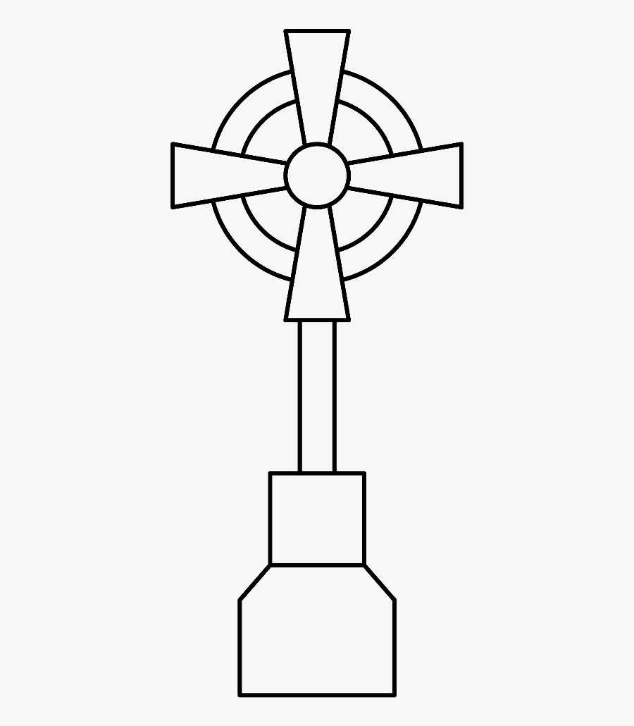 #halloween #holidays #spooky #outline #outlines #cross - Cross, Transparent Clipart