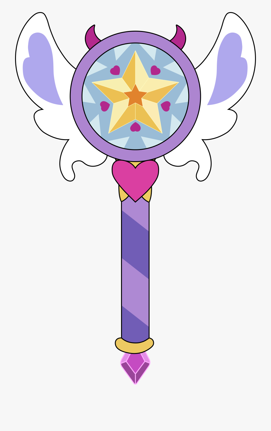 Star Vs The Forces Of Evil Star's New Wand, Transparent Clipart