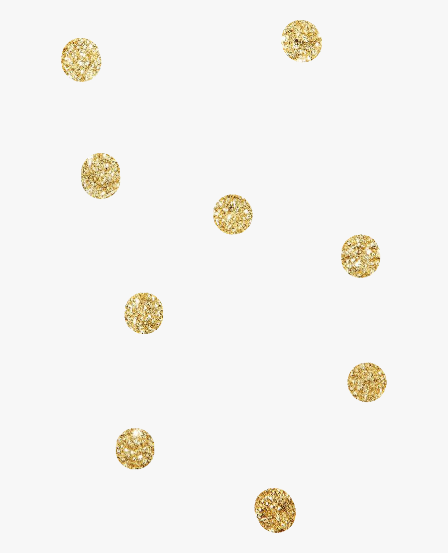 Dot Transparent Gold Glitter - Paillettes Png, Transparent Clipart