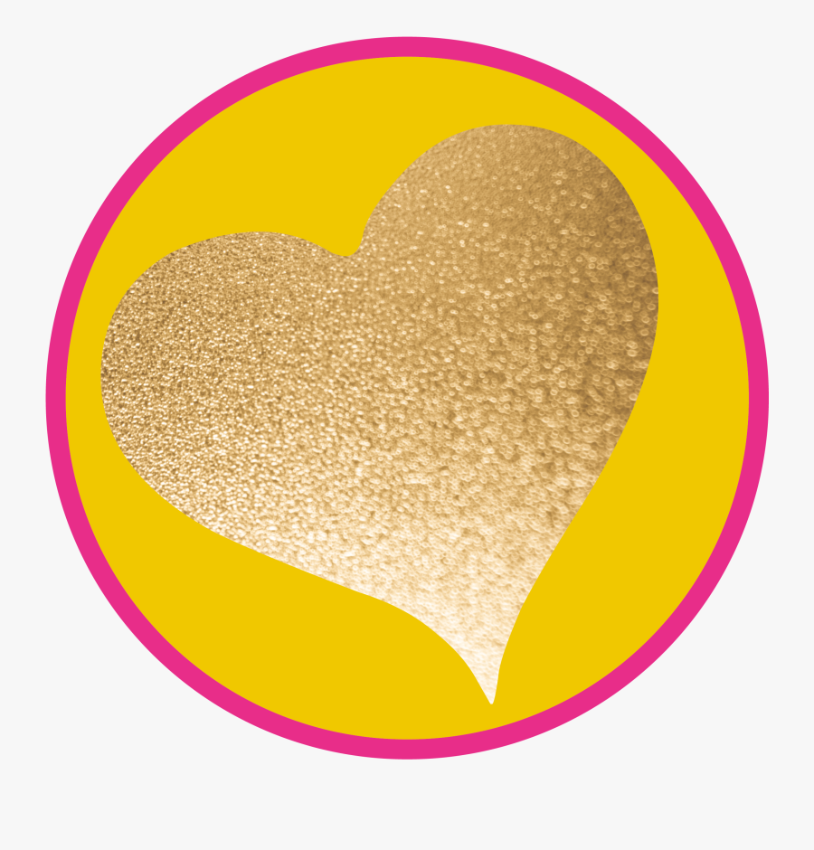 Transparent Gold Glitter Heart Png - Howth, Transparent Clipart