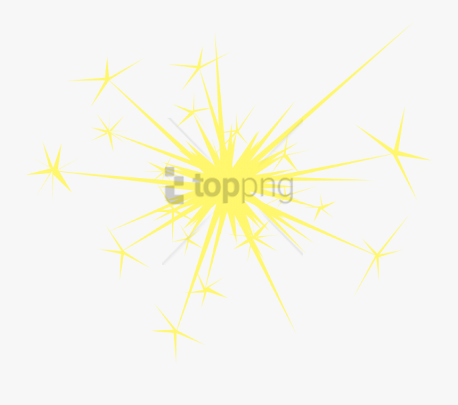Free Png Gold Sparkles Png Png Image With Transparent - Yellow Sparkle Clip Art, Transparent Clipart