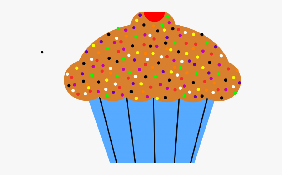 Cupcake Clipart Printable - Birthday Cupcake Design Clipart, Transparent Clipart