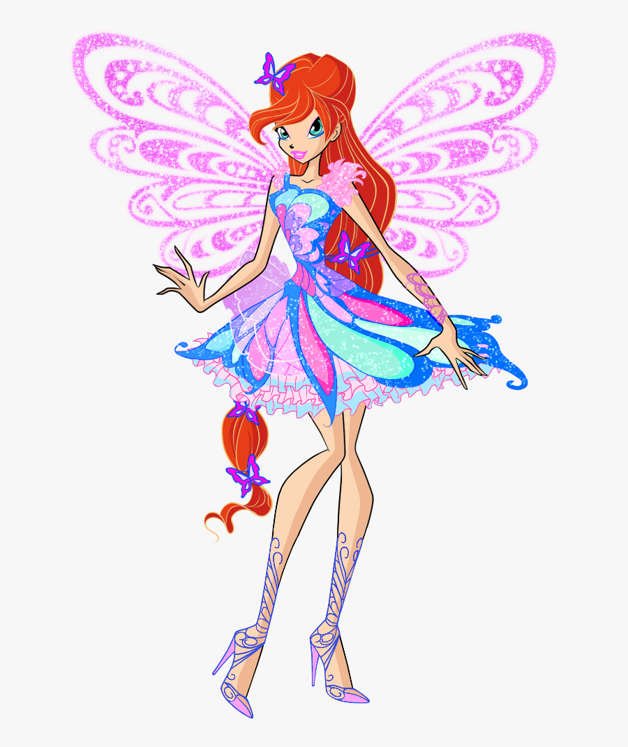 Bloom Butterflix - Winx Club Bloom Butterflix, Transparent Clipart