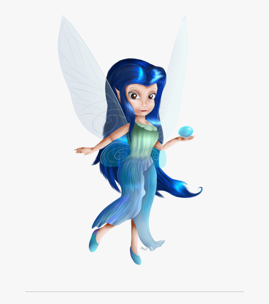 Fairy Clipart Silvermist - Fairy, Transparent Clipart