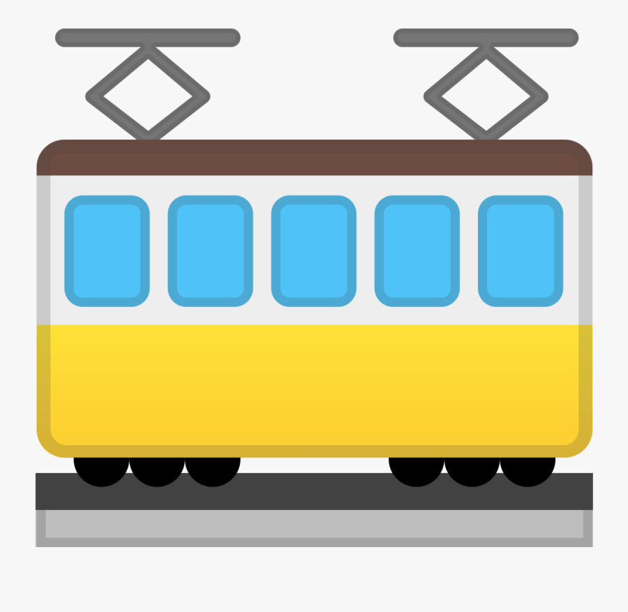 Tram Png - Trolley, Transparent Clipart