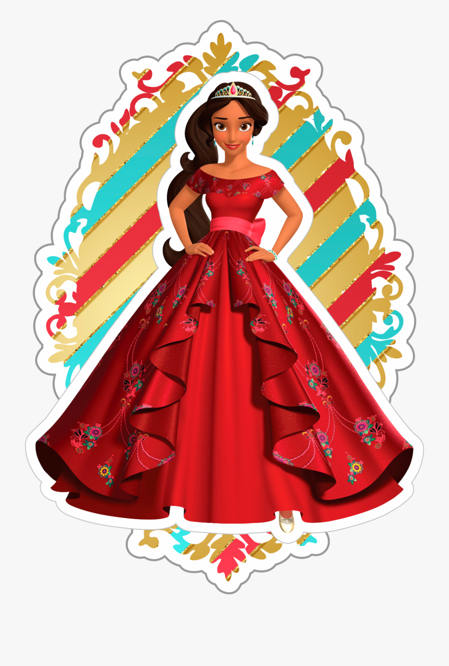 Transparent 3d Crown Png - Elena De Avalor Png, Transparent Clipart
