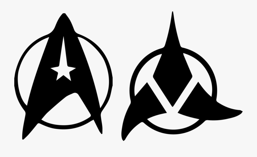 Star Trek Ship Silhouette, Transparent Clipart