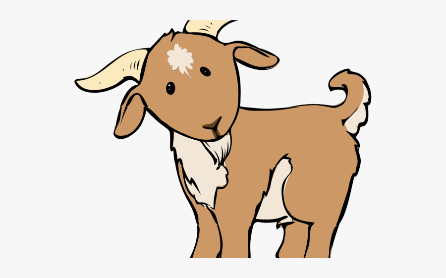 Cute Goat Clipart, Transparent Clipart