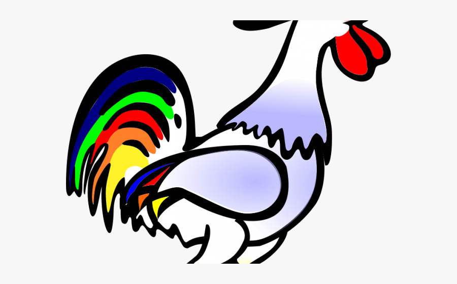 Chicken Clipart Shadow - Rooster Cock Clipart, Transparent Clipart