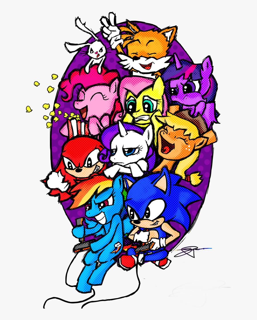 At Rarity S Sonic Mlp Mashup By - Sonic And Rarity, Transparent Clipart