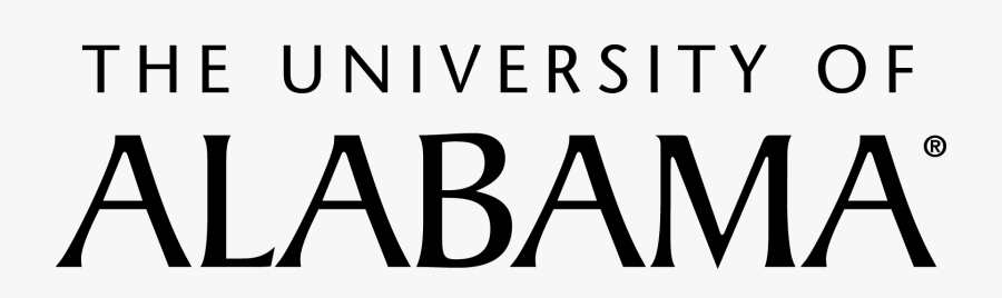 University Of Alabama Logo Black And White, Transparent Clipart