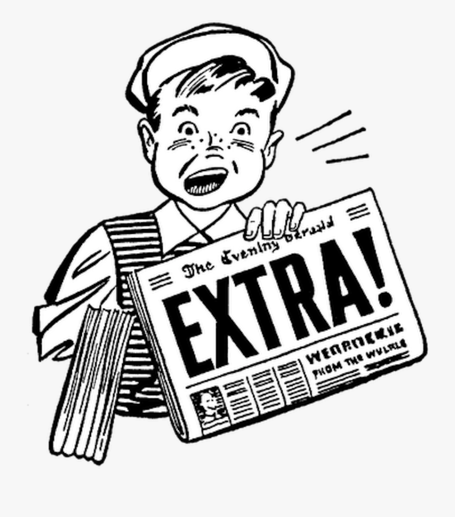 Extra Extra Read All, Transparent Clipart