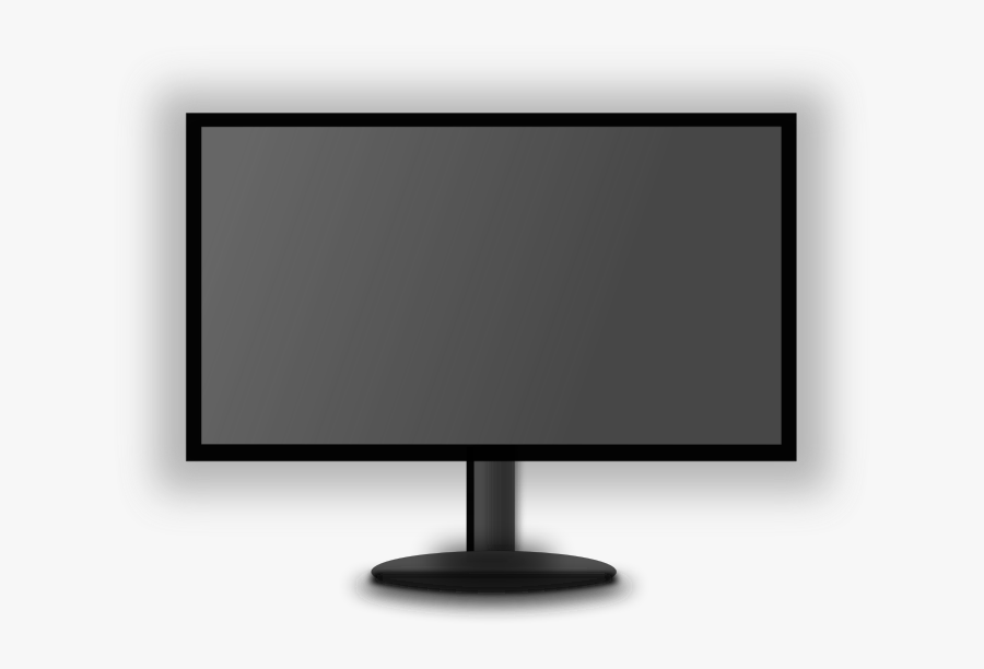 Led Monitor Grey Screen, Transparent Clipart