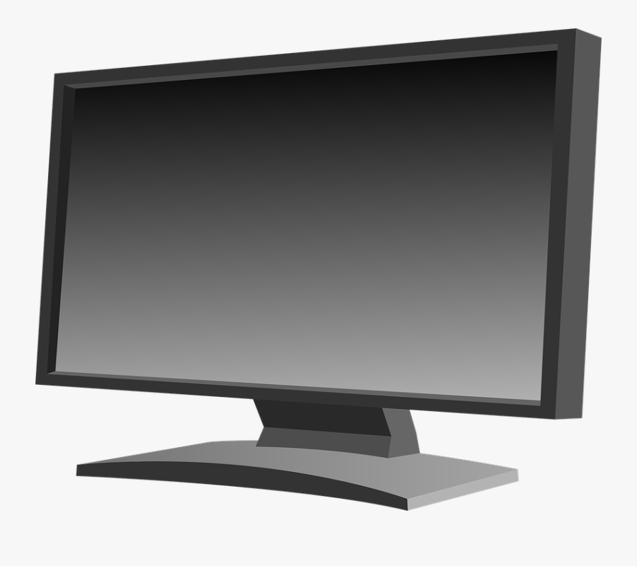 Blank Computer Screen Png - Lcd Monitor Clip Art, Transparent Clipart