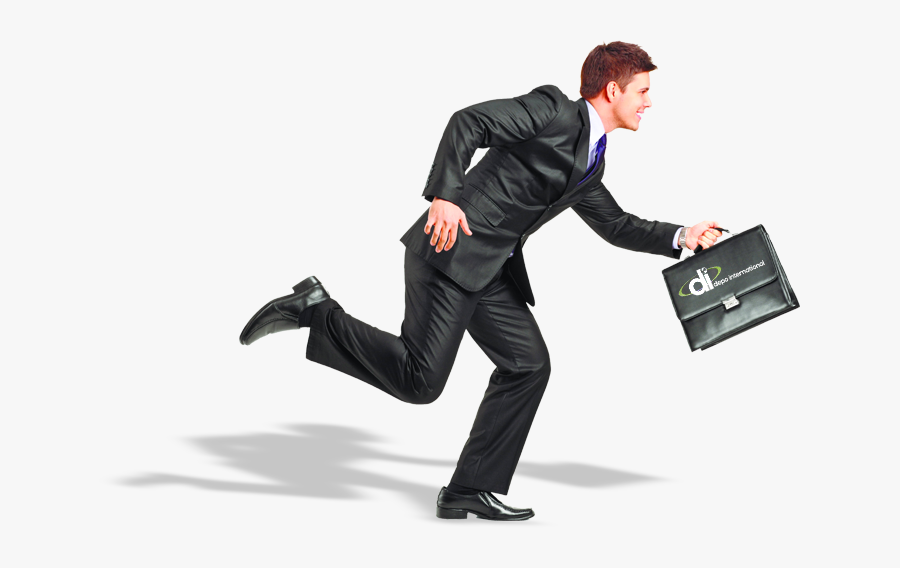 Business Man Running - Man Running Png, Transparent Clipart