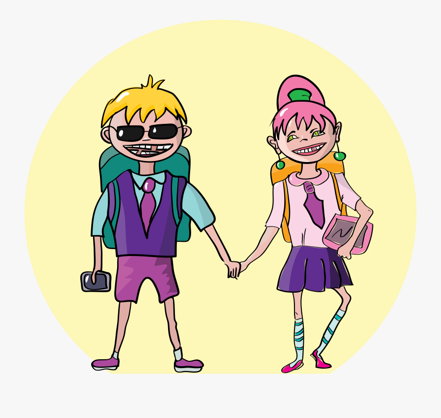 Going Clipart Kids - School, Transparent Clipart