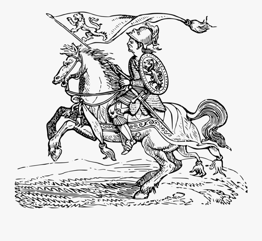 Line Art,horse,chariot - Estatua De Caballo Para Colorear, Transparent Clipart