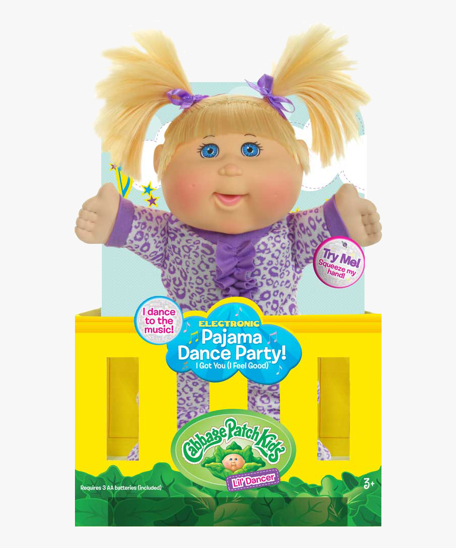 Cpk Pajama Dance Packaging - Cabbage Patch Doll Blonde, Transparent Clipart