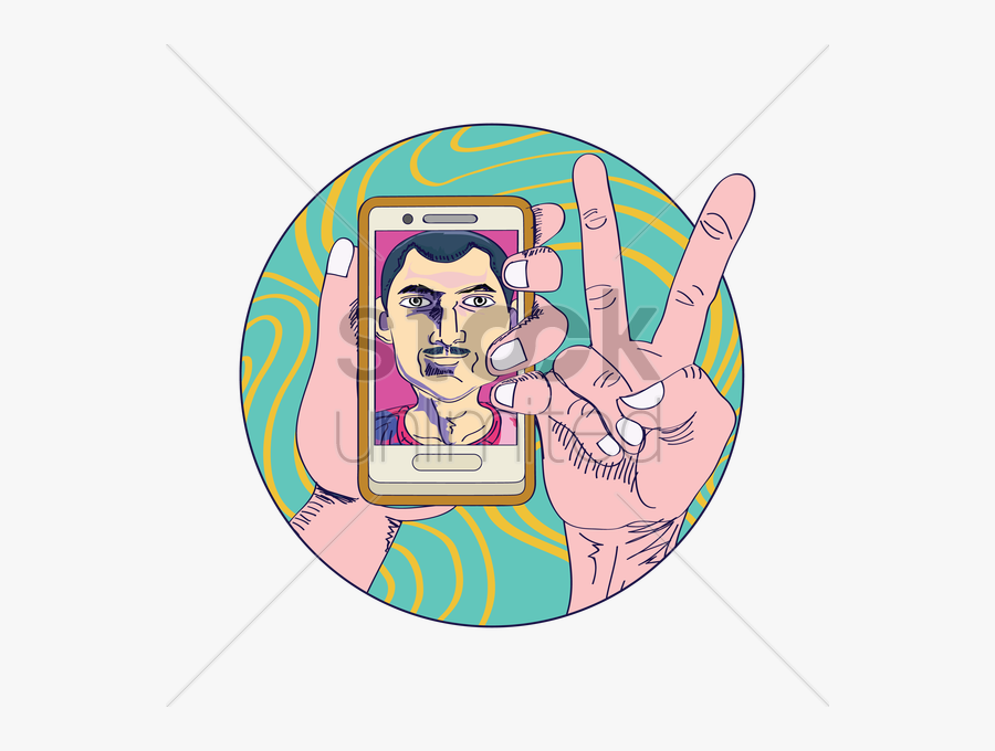Transparent Selfie Clipart - Cartoon, Transparent Clipart