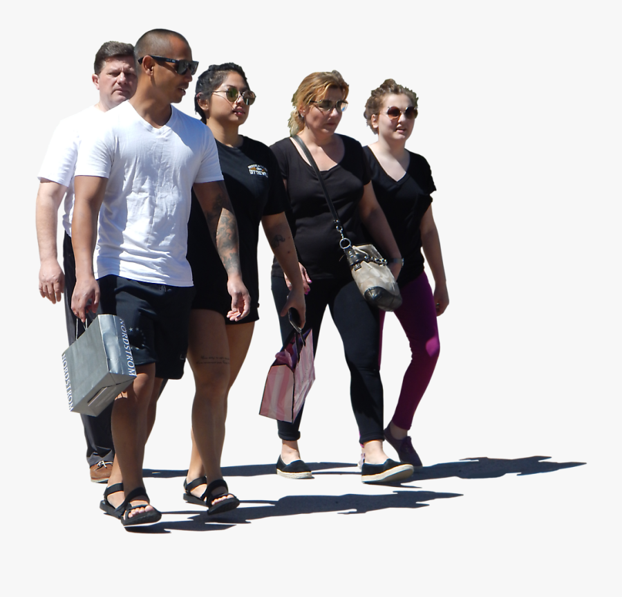 Texture Mapping Alpha Channel Alpha Compositing Walking - Group Of People Png, Transparent Clipart