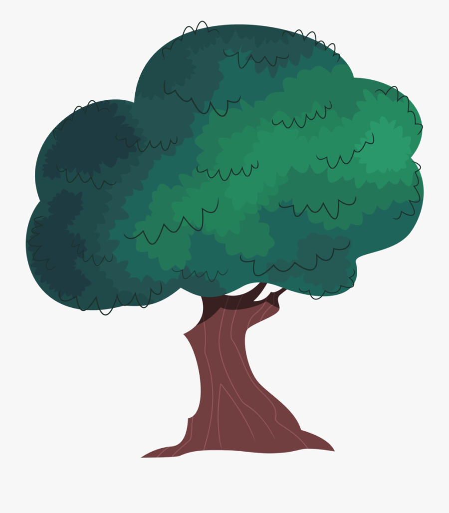 3 Vector Simple Tree - My Little Pony Tree, Transparent Clipart