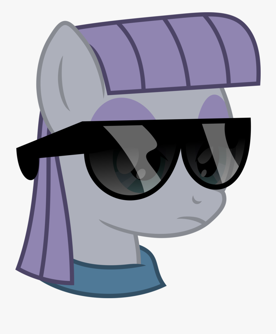 Pinkamena Diane Pie Wearing Glasses, Transparent Clipart