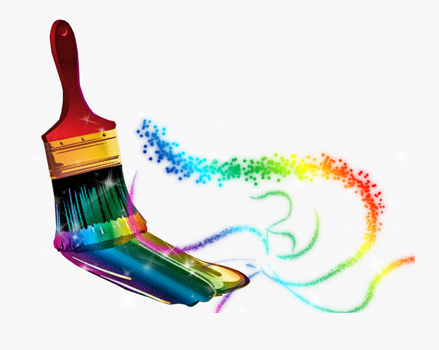 Paintbrush Paintbrush Painting - Paintbrush With Paint Png, Transparent Clipart